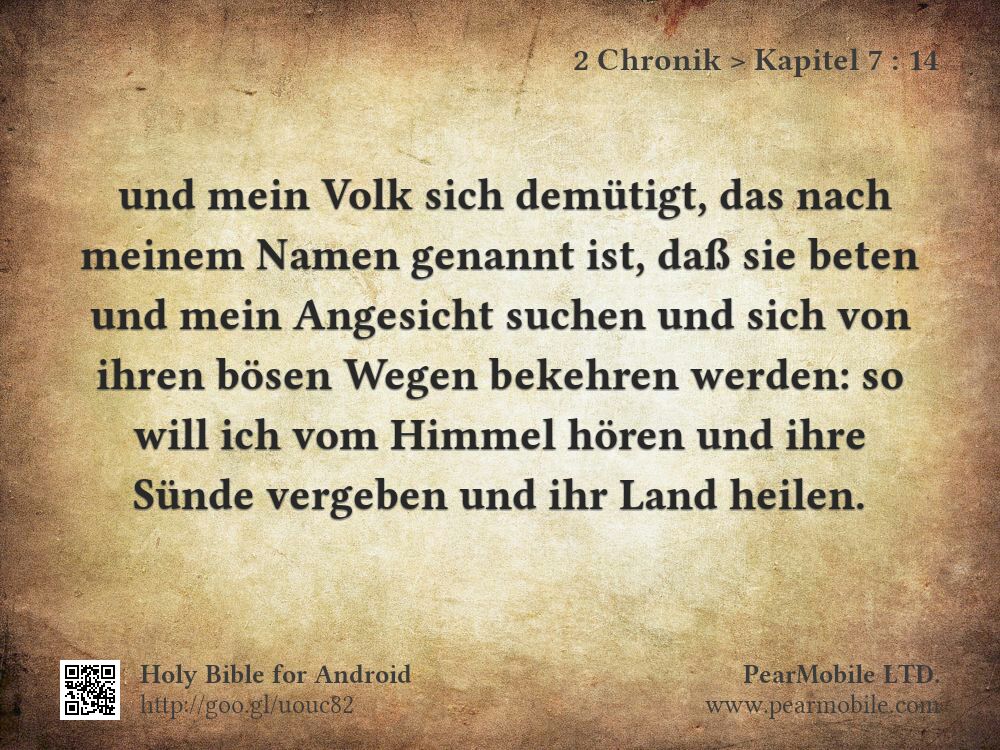 2 Chronik, Kapitel 7:14